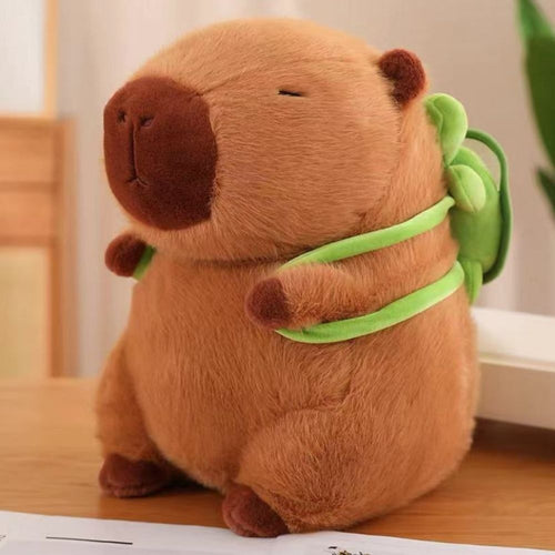 CAPIBARA CON MOCHILA DE TORTUGA 🧸